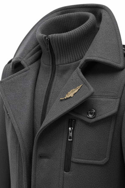 KLANKO Milano Coat – Business-Stil, warme Eleganz.