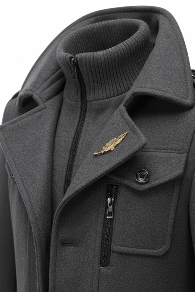 KLANKO Milano Coat – Business-Stil, warme Eleganz.