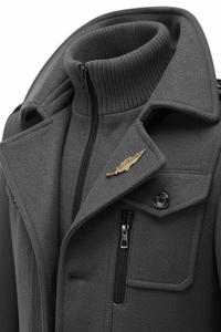 KLANKO Milano Coat – Business-Stil, warme Eleganz.