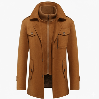 KLANKO Milano Coat – Business-Stil, warme Eleganz.