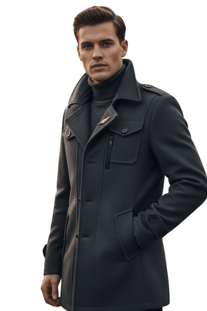 KLANKO Milano Coat – Business-Stil, warme Eleganz.