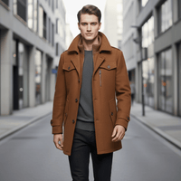 KLANKO Milano Coat – Business-Stil, warme Eleganz.