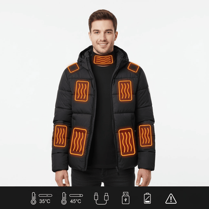 KLanko ThermoCore Jacket – Heizbare Winterjacke mit wiederaufladbarem System