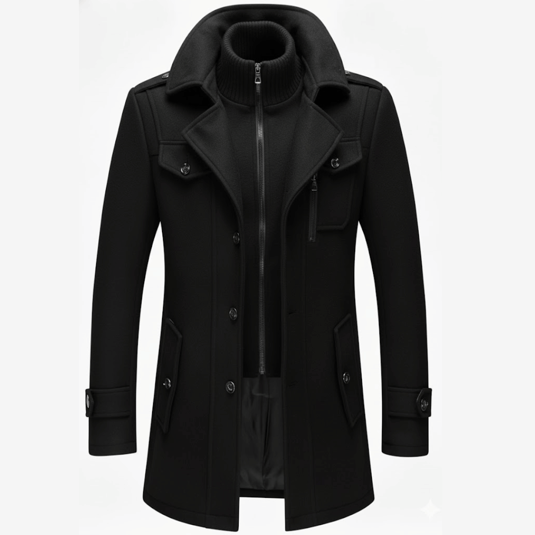 KLANKO Milano Coat – Business-Stil, warme Eleganz.