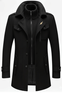 KLANKO Milano Coat – Business-Stil, warme Eleganz.