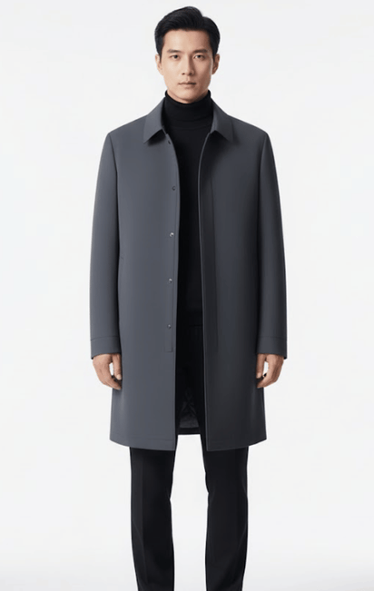 KLANKO – Herren-Daunenmantel mit abnehmbarer Wattierung