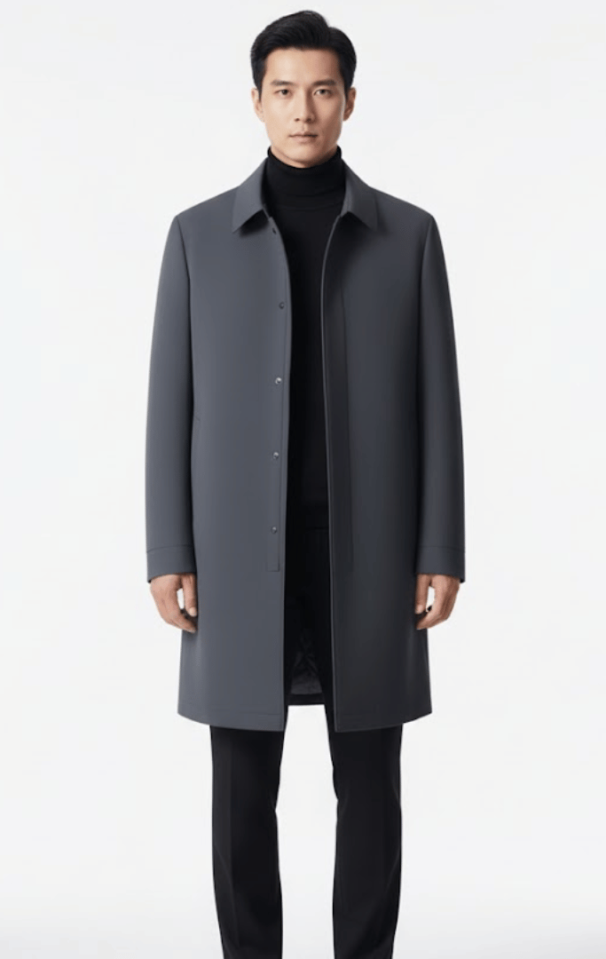 KLANKO – Herren-Daunenmantel mit abnehmbarer Wattierung