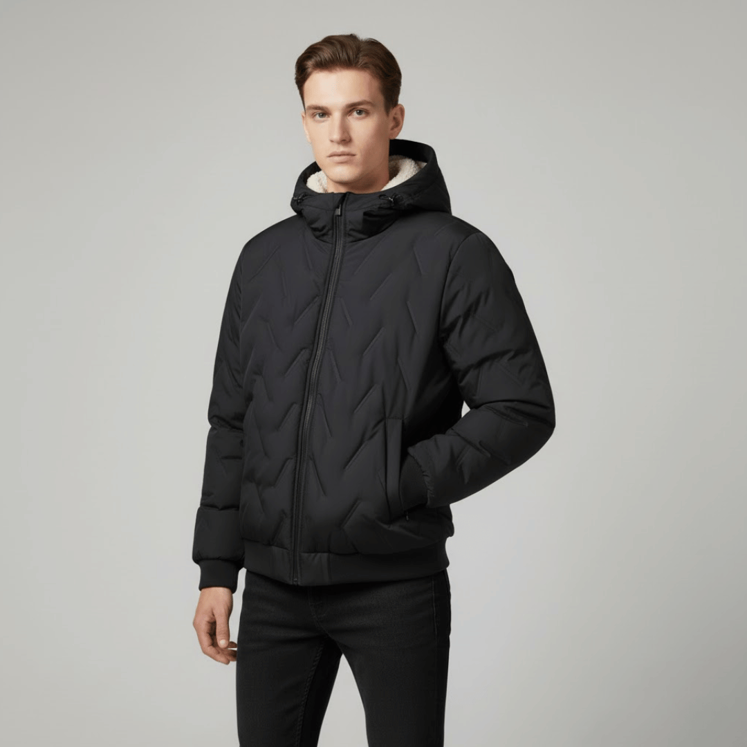 KLANKO Winter Flow – Steppjacke mit Kapuze