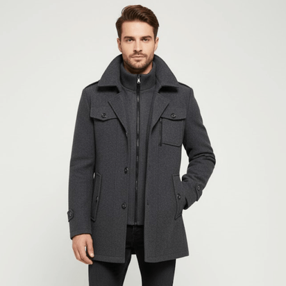 KLANKO Milano Coat – Business-Stil, warme Eleganz.