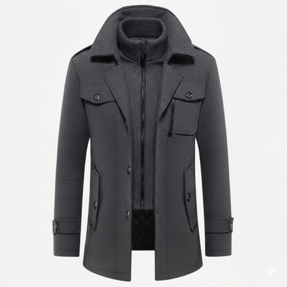 KLANKO Milano Coat – Business-Stil, warme Eleganz.