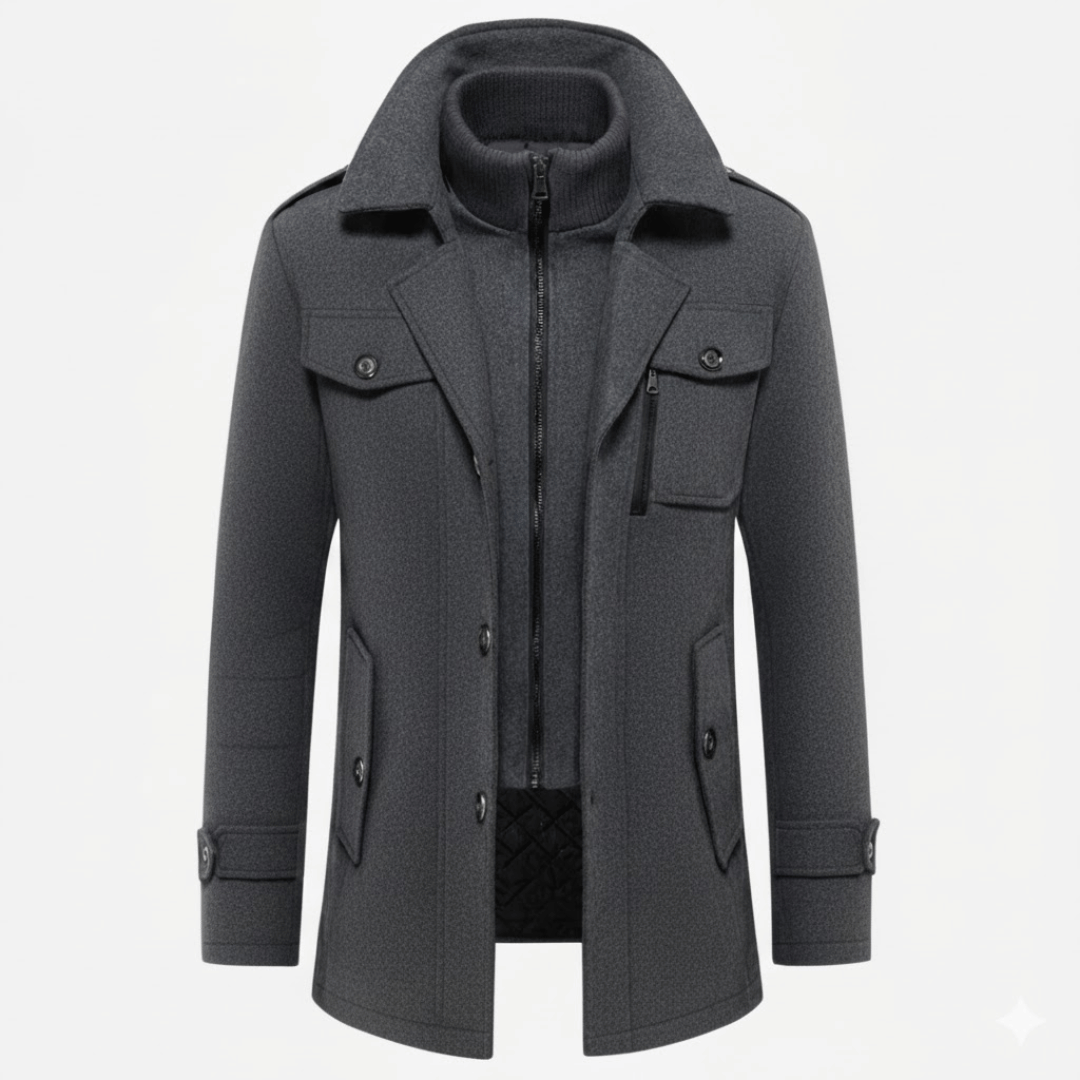 KLANKO Milano Coat – Business-Stil, warme Eleganz.