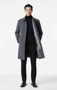 KLANKO – Herren-Daunenmantel mit abnehmbarer Wattierung