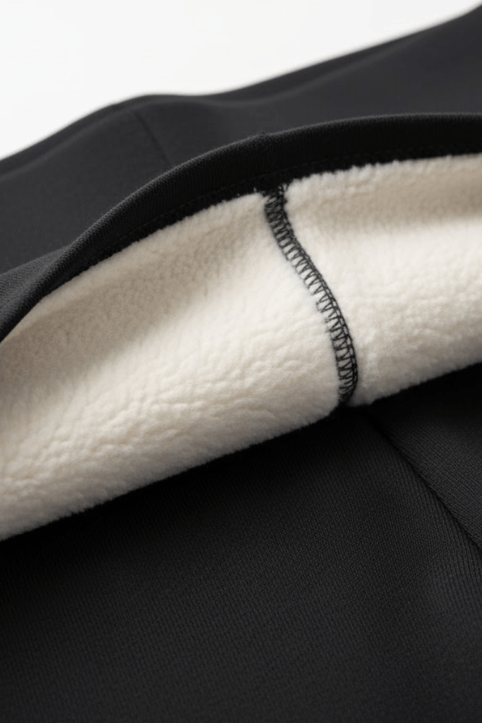 KLANKO Thermal Flow – Thermo-Yoga-Leggings mit kontrastierendem Bund