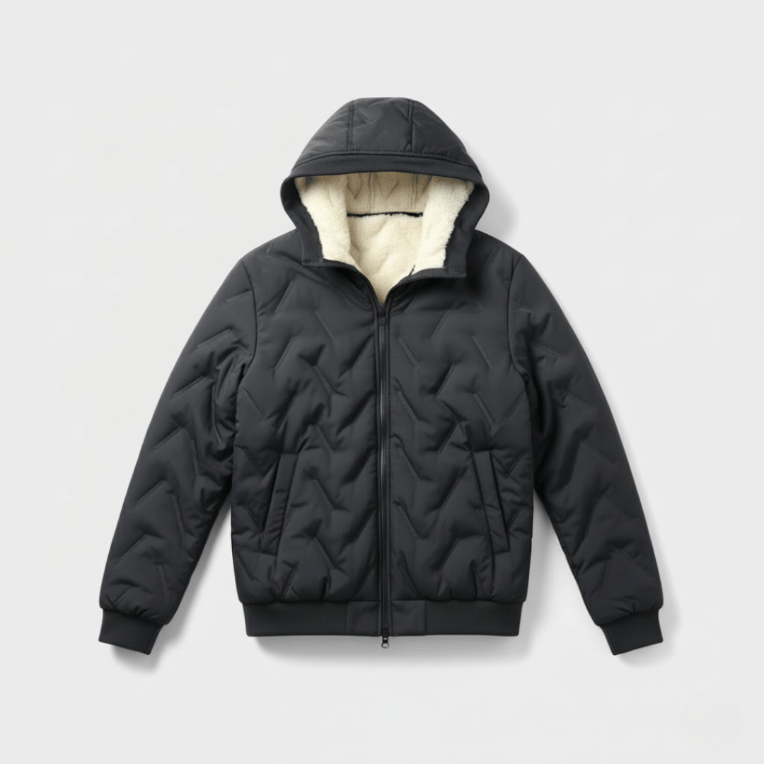 KLANKO Winter Flow – Steppjacke mit Kapuze