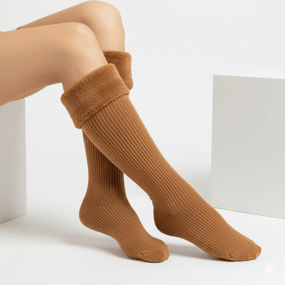 KLANKO CozyStep™ – 5 Paar Fleecegefütterte Wintersocken