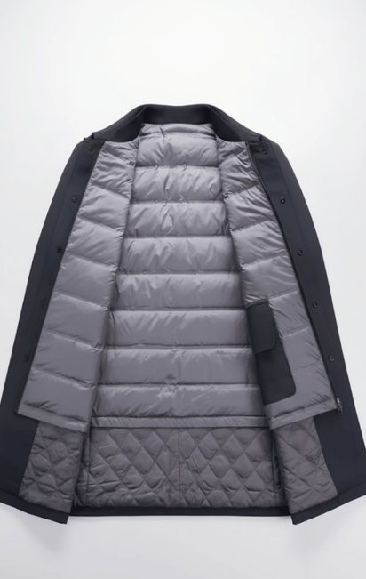 KLANKO – Herren-Daunenmantel mit abnehmbarer Wattierung