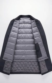 KLANKO – Herren-Daunenmantel mit abnehmbarer Wattierung