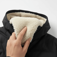 KLANKO Winter Flow – Steppjacke mit Kapuze