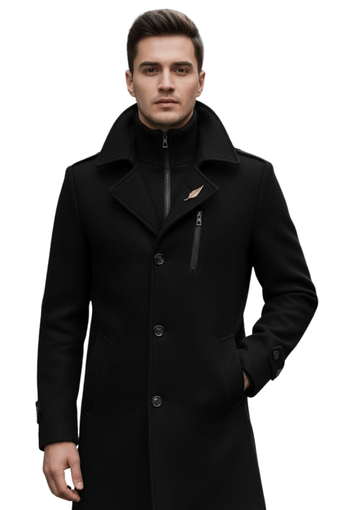 KLANKO Milano Coat – Business-Stil, warme Eleganz.