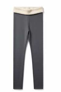 KLANKO Thermal Flow – Thermo-Yoga-Leggings mit kontrastierendem Bund