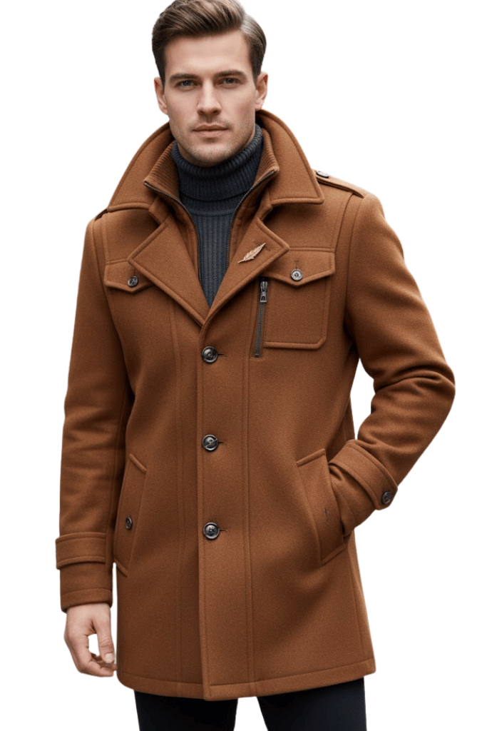 KLANKO Milano Coat – Business-Stil, warme Eleganz.