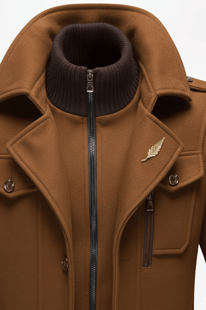 KLANKO Milano Coat – Business-Stil, warme Eleganz.