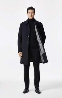 KLANKO – Herren-Daunenmantel mit abnehmbarer Wattierung