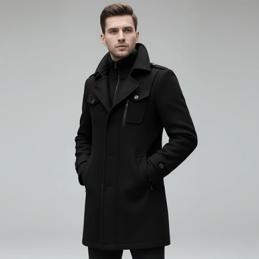 KLANKO Milano Coat – Business-Stil, warme Eleganz.