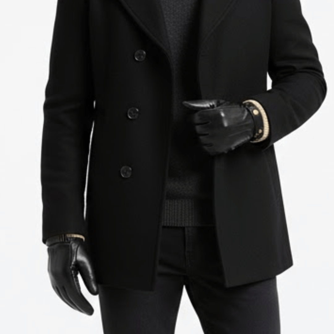 KLANKO Nordic Grip – Thermohandschuhe aus Leder für Herren