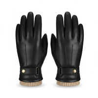 KLANKO Nordic Grip – Thermohandschuhe aus Leder für Herren