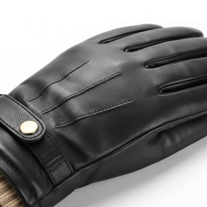 KLANKO Nordic Grip – Thermohandschuhe aus Leder für Herren