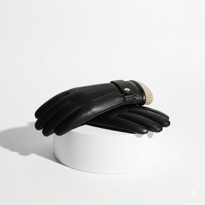 KLANKO Nordic Grip – Thermohandschuhe aus Leder für Herren