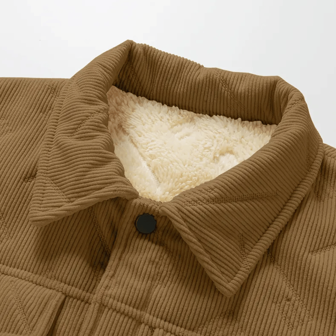 KLANKO Urban Cord – Cordjacke mit warmer Fleece-Innenseite