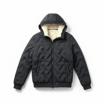 KLANKO Winter Flow – Steppjacke mit Kapuze