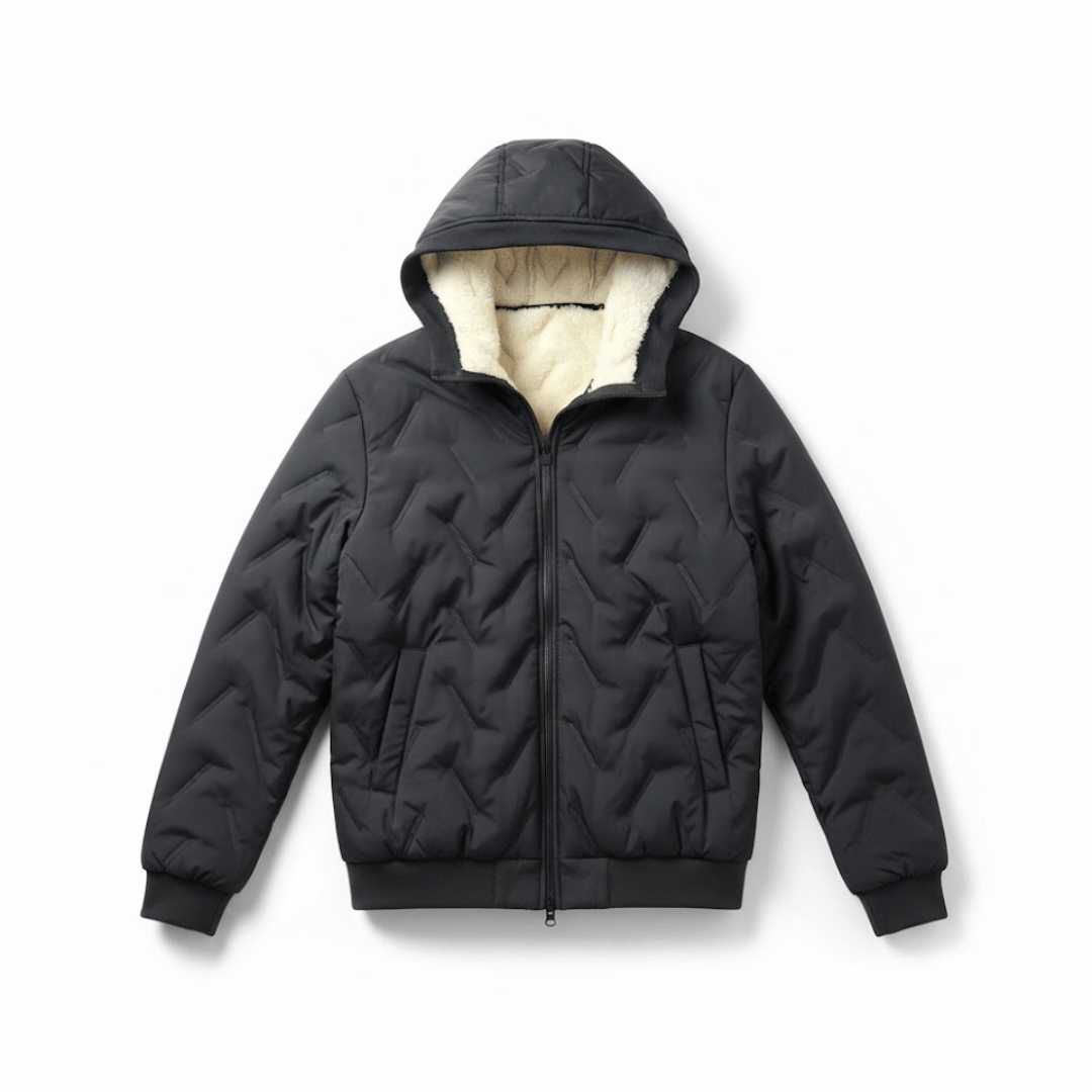 KLANKO Winter Flow – Steppjacke mit Kapuze