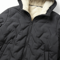 KLANKO Winter Flow – Steppjacke mit Kapuze