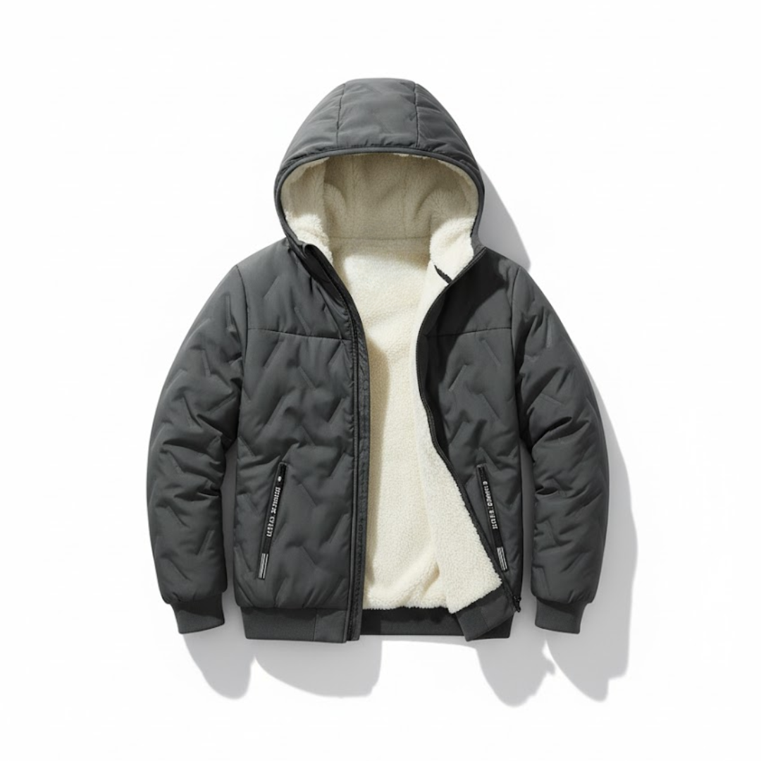 KLANKO Winter Flow – Steppjacke mit Kapuze