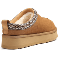 SuèdeWarm™ – Plattform-Hausschuhe aus Wildleder