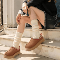 SuèdeWarm™ – Plattform-Hausschuhe aus Wildleder