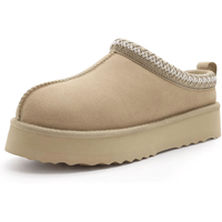 SuèdeWarm™ – Plattform-Hausschuhe aus Wildleder