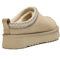 SuèdeWarm™ – Plattform-Hausschuhe aus Wildleder